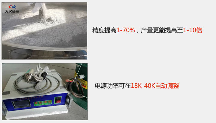 精度提高1—70%，產(chǎn)量更能提高至1-10倍  電源功率可在18K-40K自動調(diào)整